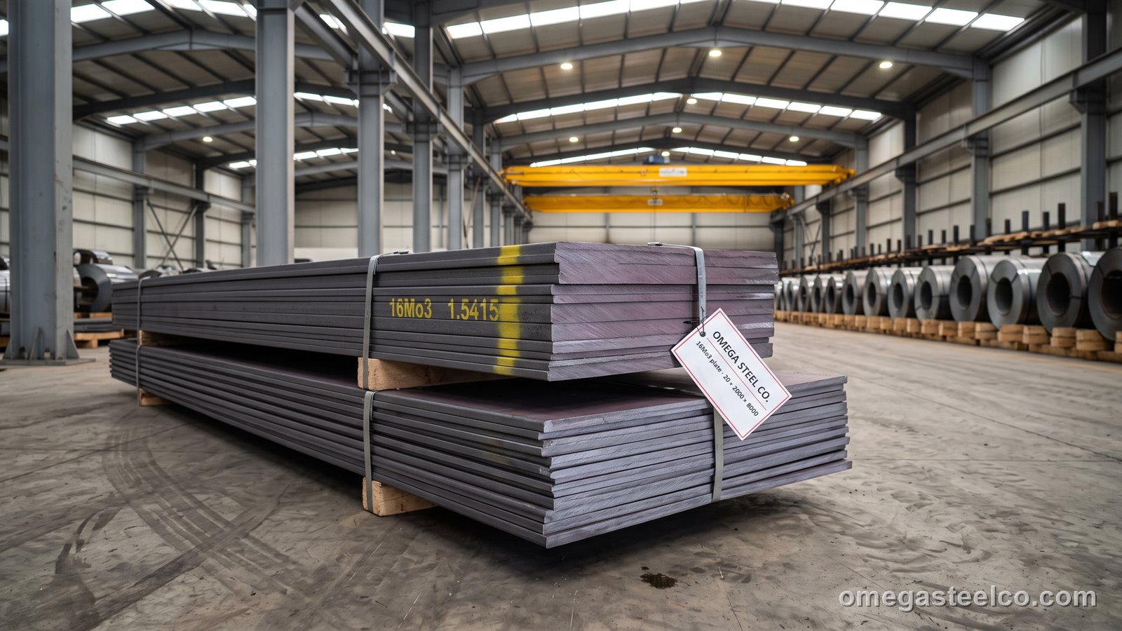 لوح 16Mo3 — Omega Steel Co.، مصنع ديلوفاسي