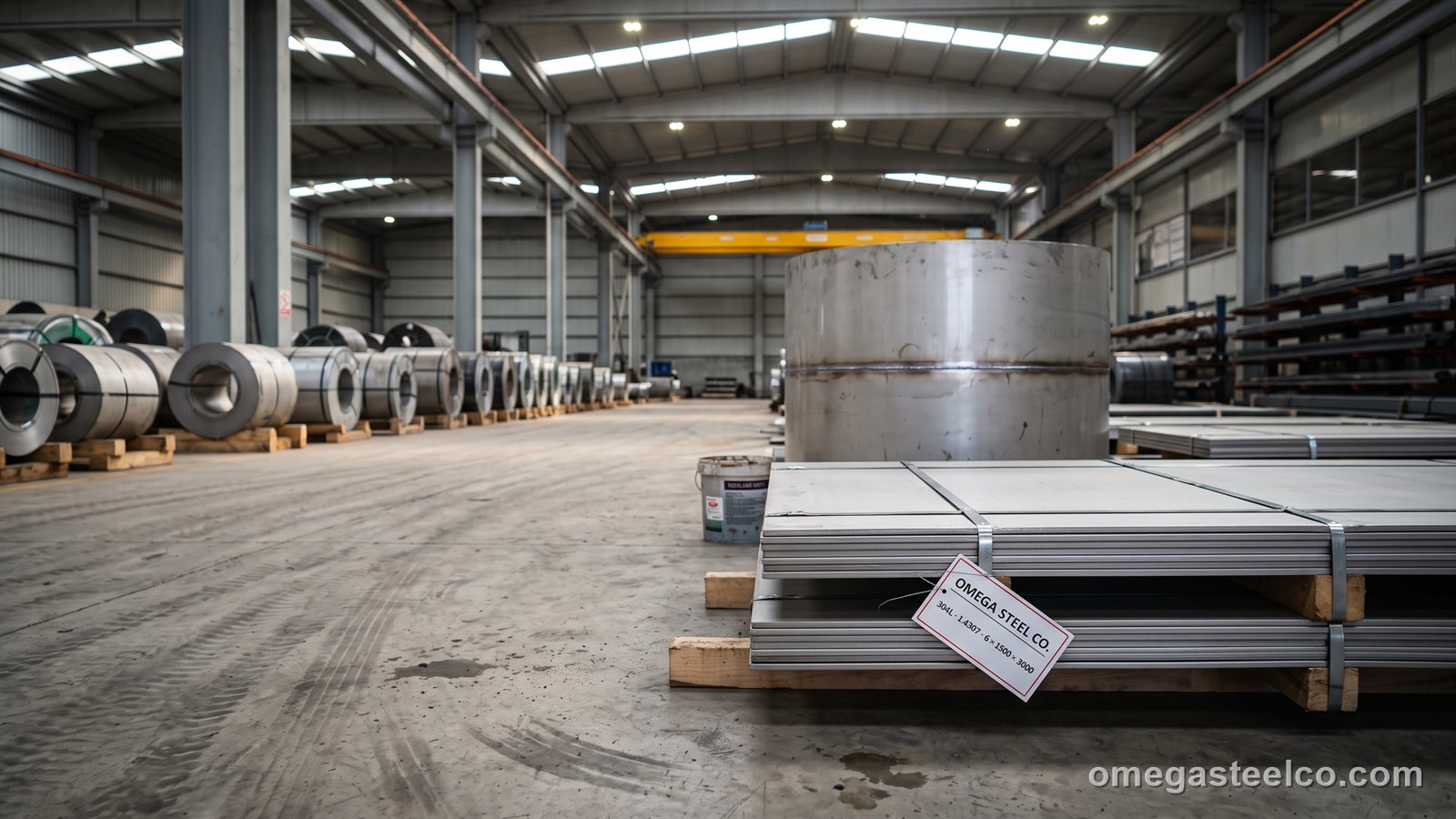 صاج ستانلس 304L — Omega Steel Co.، مصنع ديلوفاسي