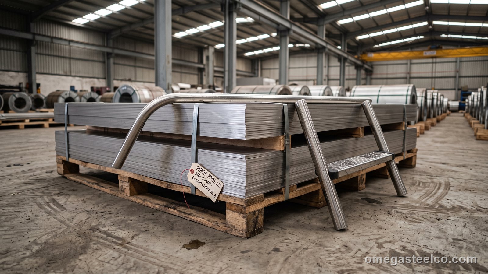 صاج ستانلس 316 — Omega Steel Co.، مصنع ديلوفاسي