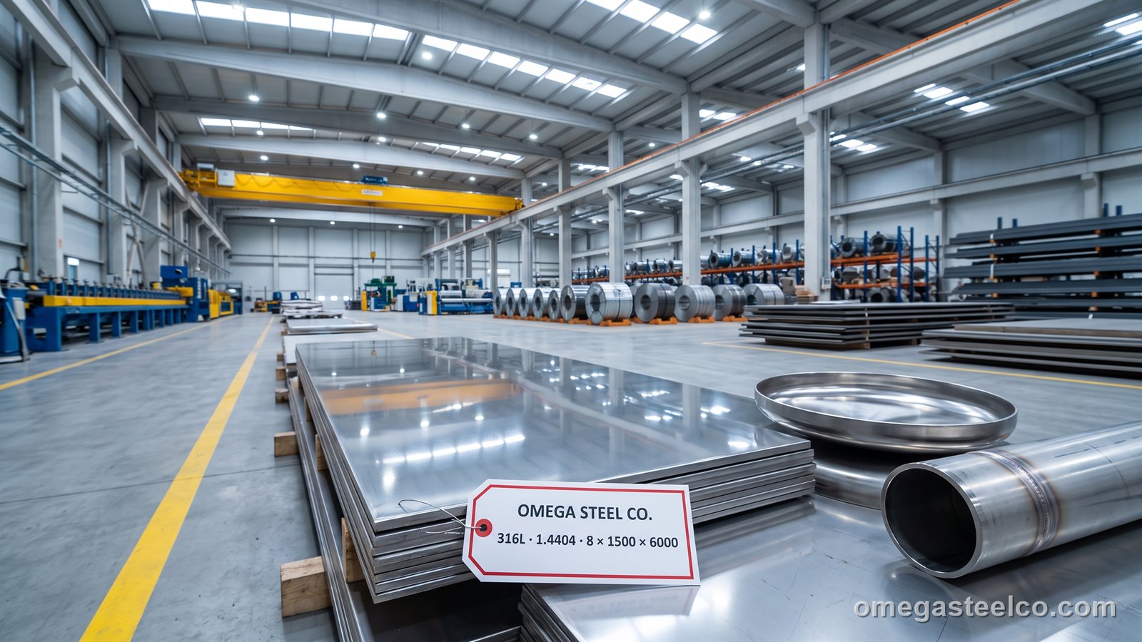 316L stainless steel sheet — Omega Steel Co., Dilovası plant