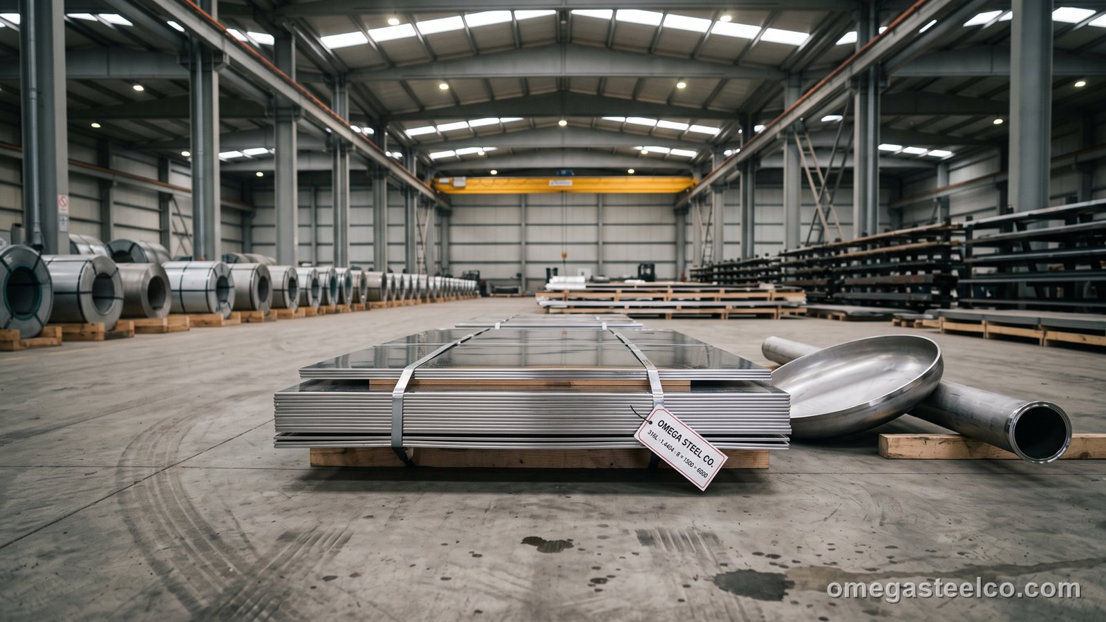 صاج ستانلس 316L — Omega Steel Co.، مصنع ديلوفاسي