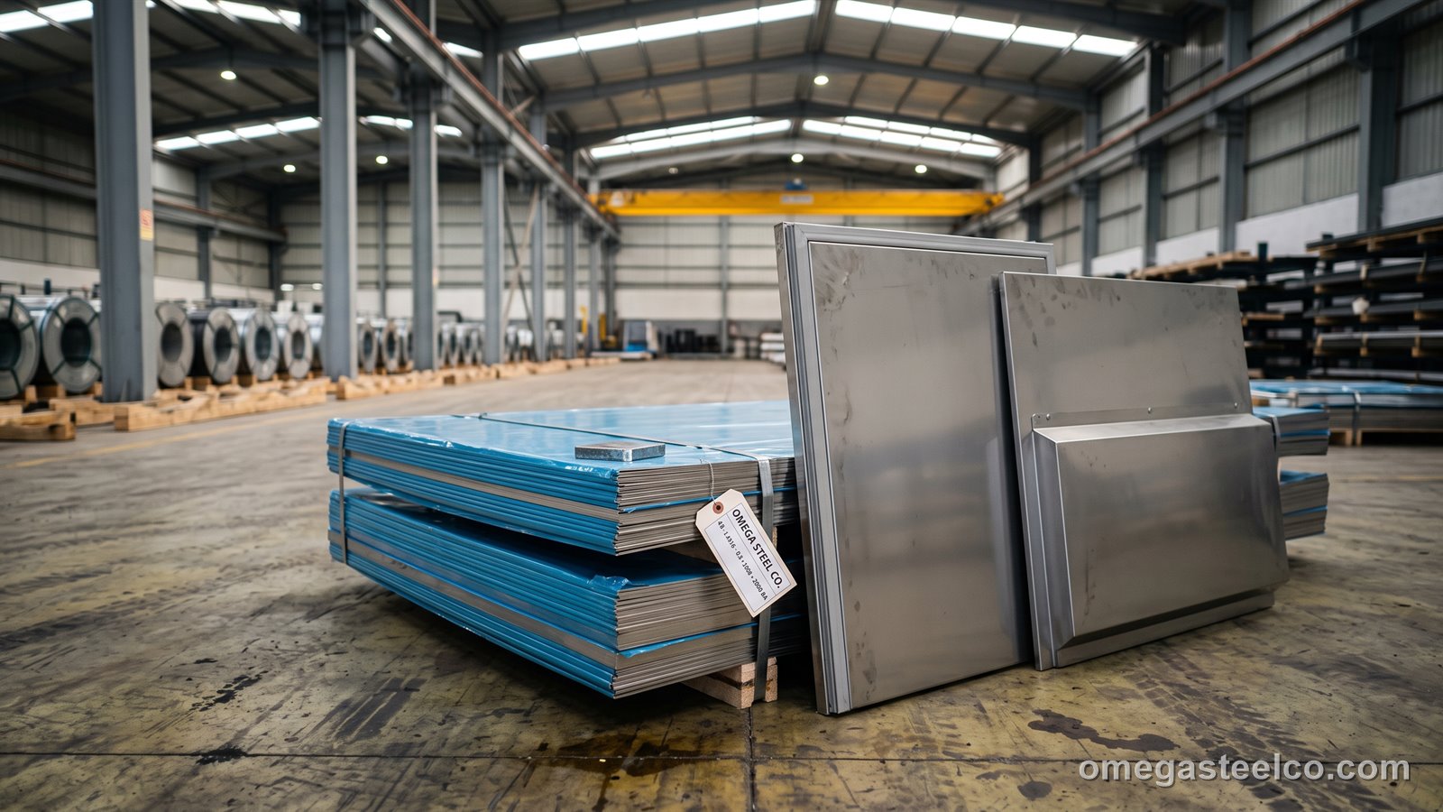 صاج ستانلس 430 — Omega Steel Co.، مصنع ديلوفاسي
