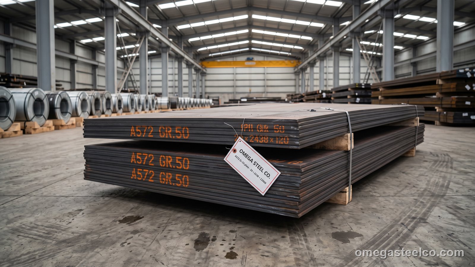 ASTM A572 Grade 50 Blech — Omega Steel Co., Werk Dilovası