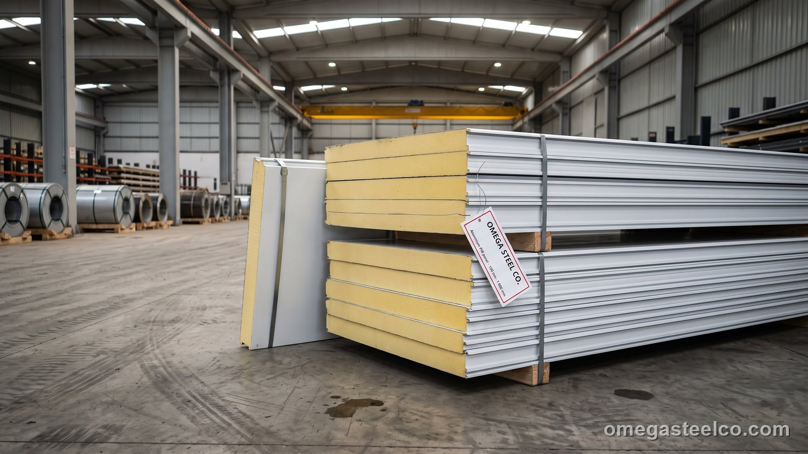 Aluminium sandwich panel — Omega Steel Co., Dilovası plant