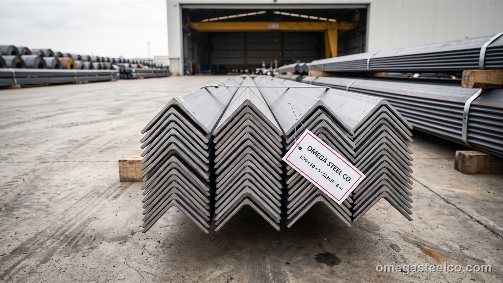 Уголки равно- и неравнополочные — Omega Steel Co., завод в Диловасы