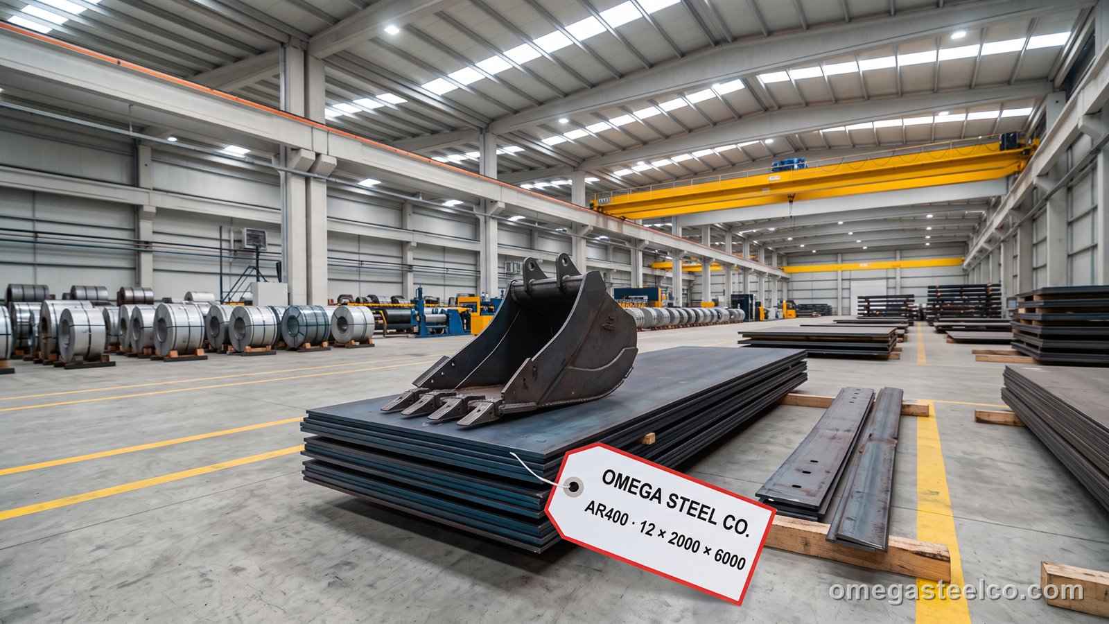 AR400 wear plate — Omega Steel Co., Dilovası plant