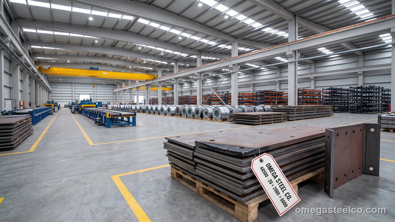 AR500 wear plate — Omega Steel Co., Dilovası plant