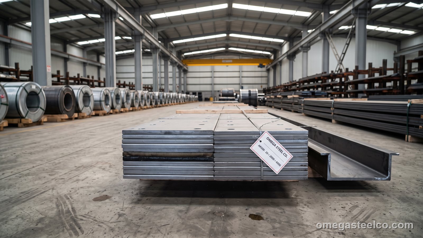 لوح مقاوم للتآكل AR500 — Omega Steel Co.، مصنع ديلوفاسي