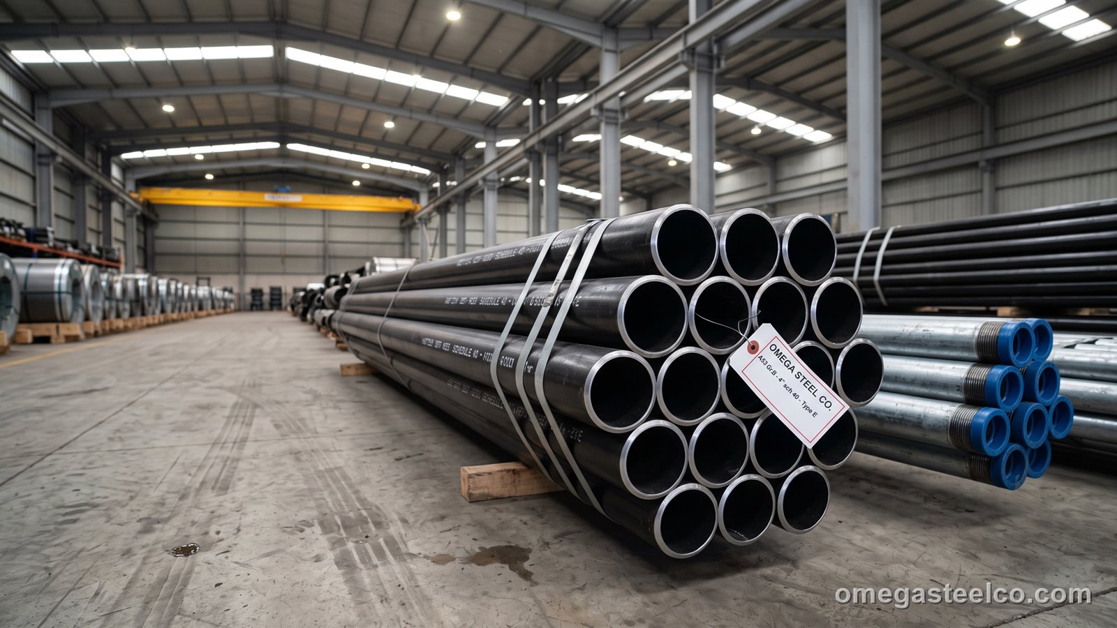 أنبوب ASTM A53 — Omega Steel Co.، مصنع ديلوفاسي
