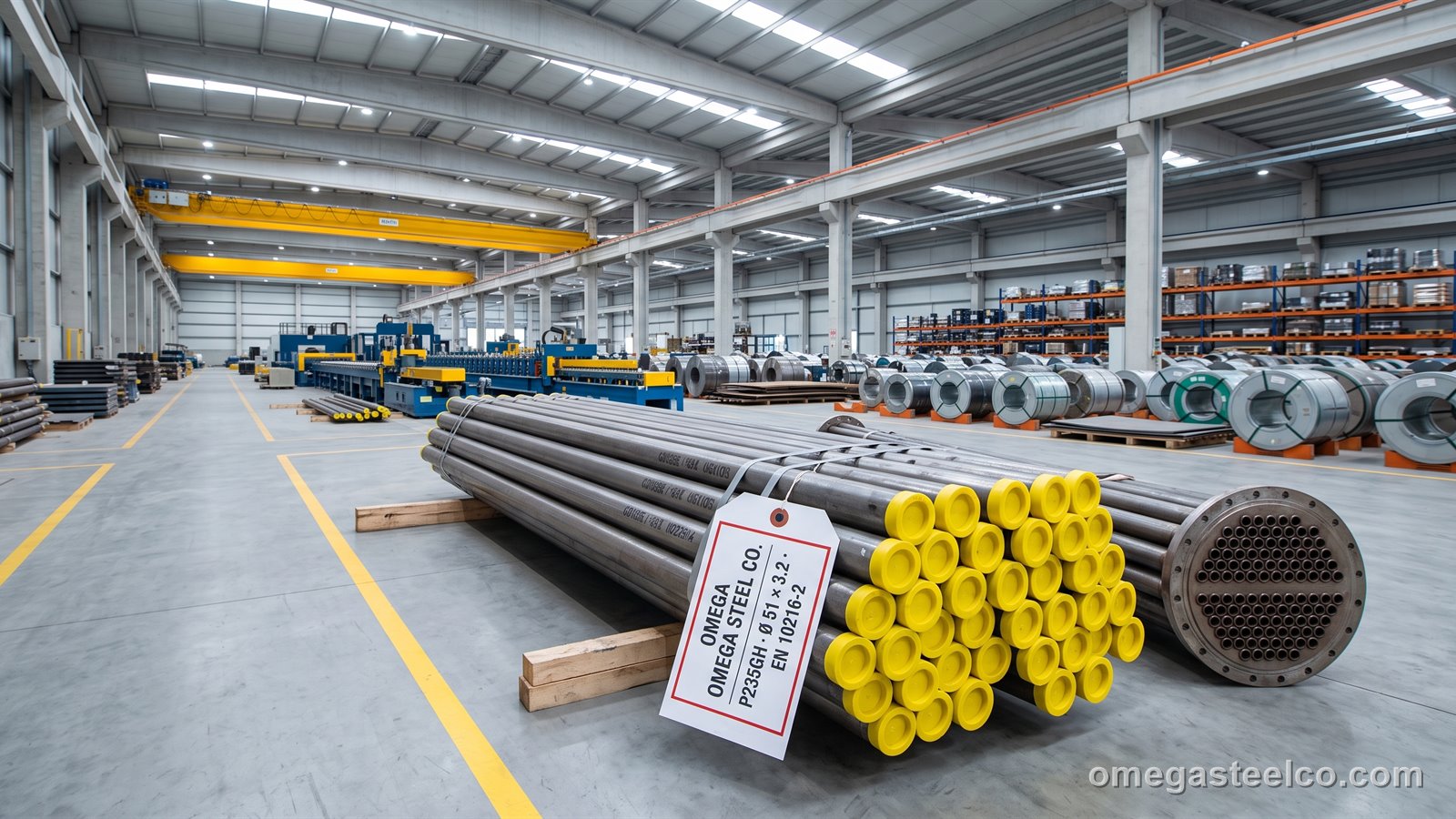 Boiler tube — Omega Steel Co., Dilovası plant