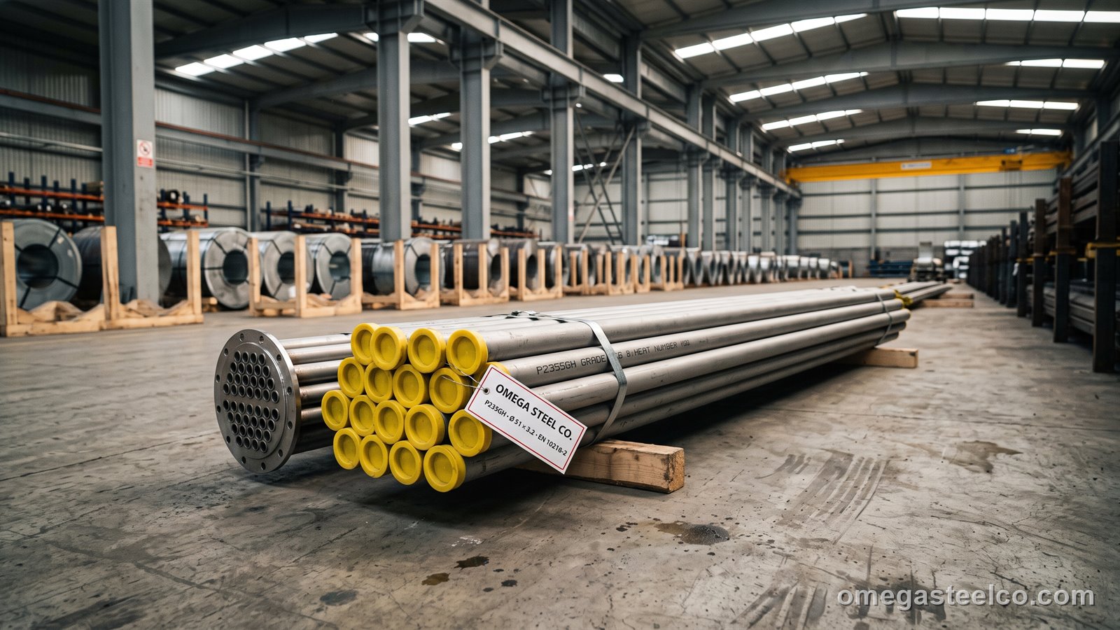 ماسورة غلايات — Omega Steel Co.، مصنع ديلوفاسي