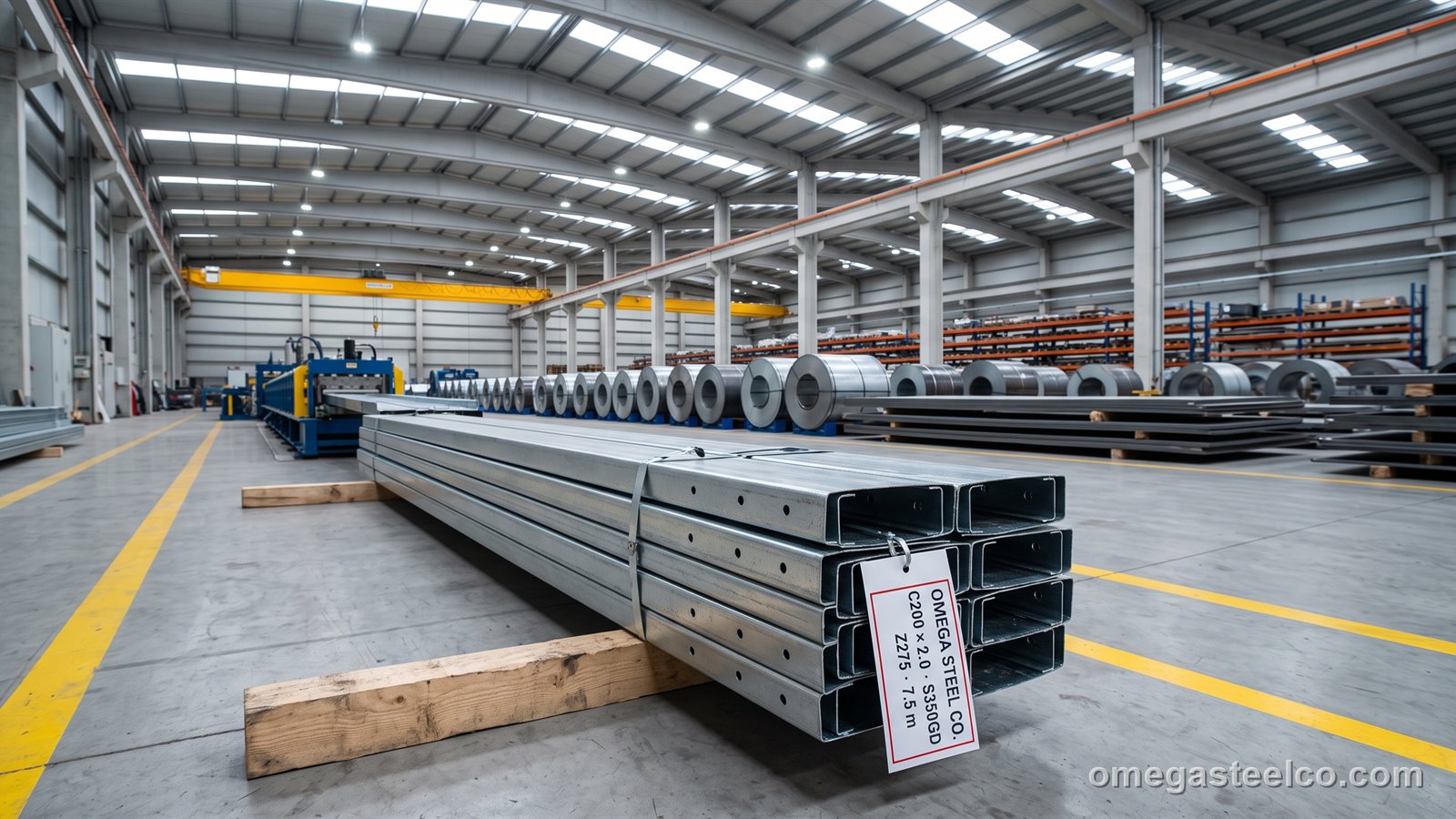 C purlin — Omega Steel Co., Dilovası plant