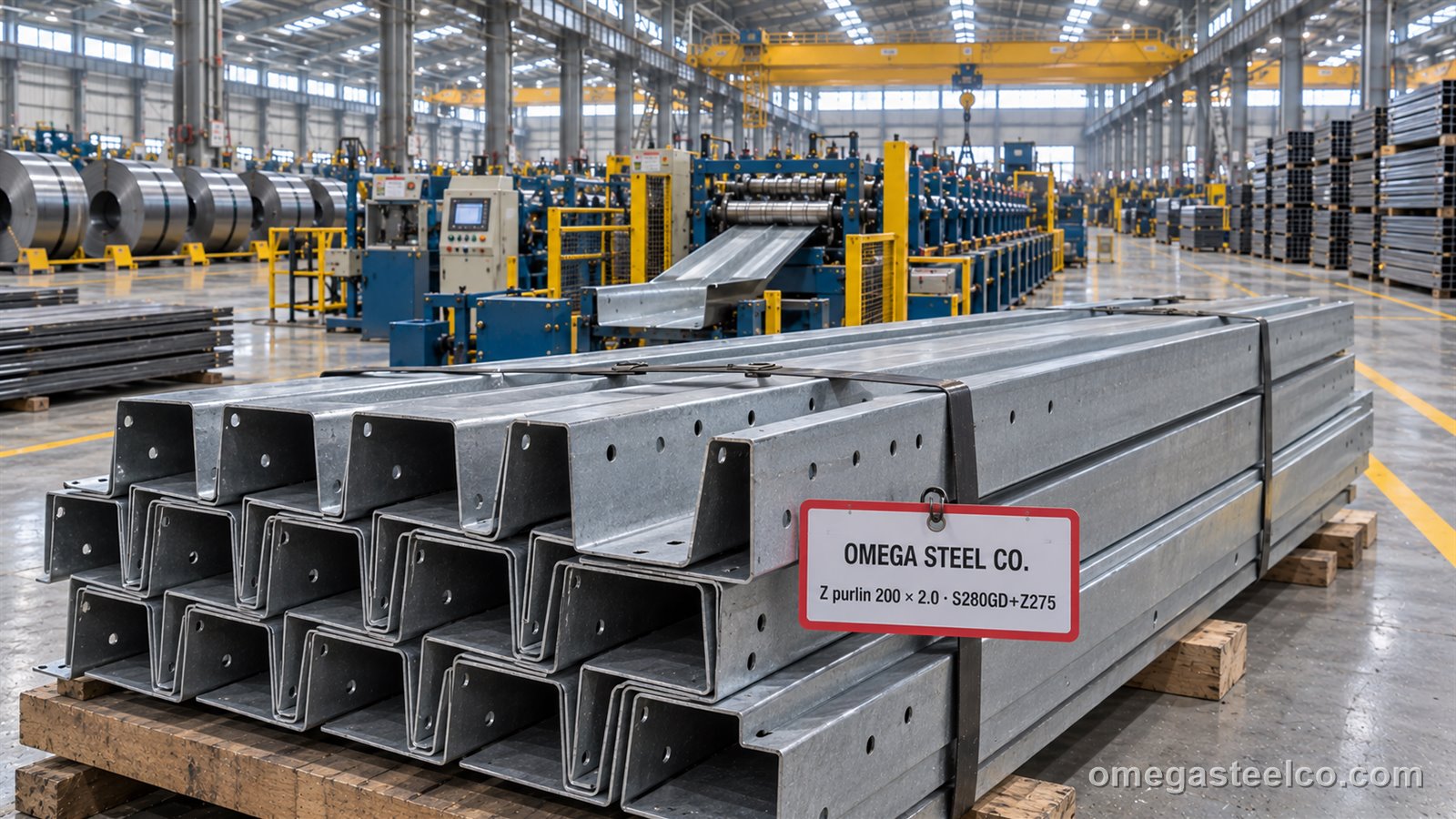 C and Z purlins — Omega Steel Co., Dilovası plant