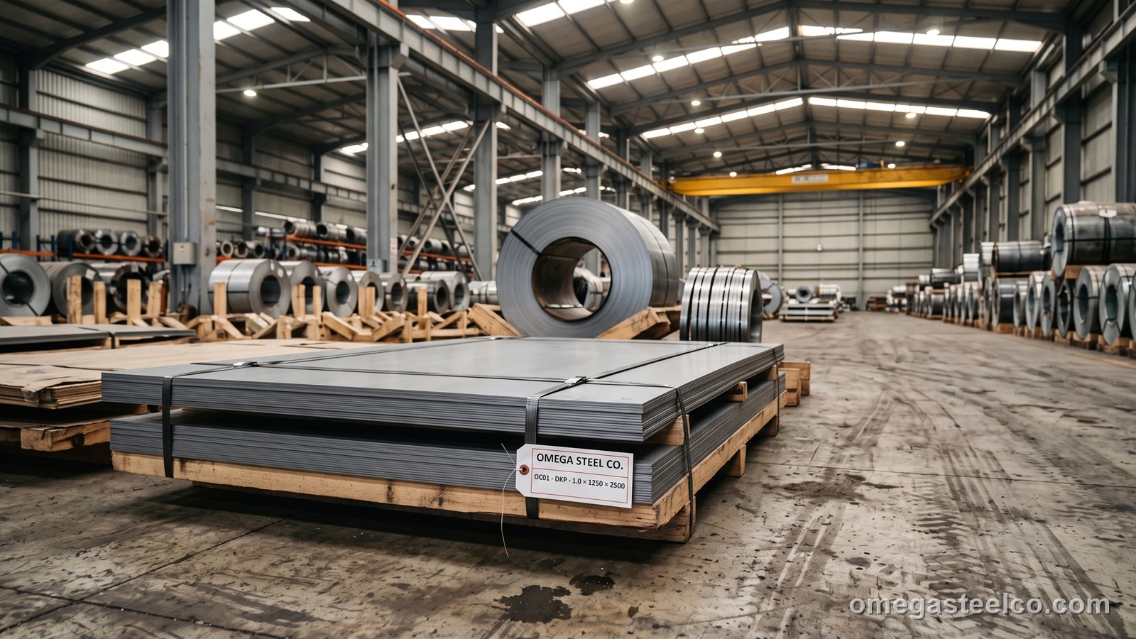 Cold rolled steel sheet & coil (DKP / CRCA) — Omega Steel Co., Dilovası plant