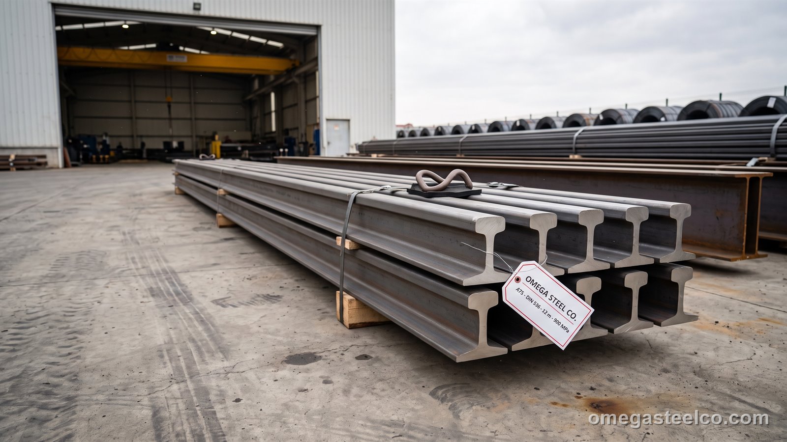 Crane rails — Omega Steel Co., Dilovası plant