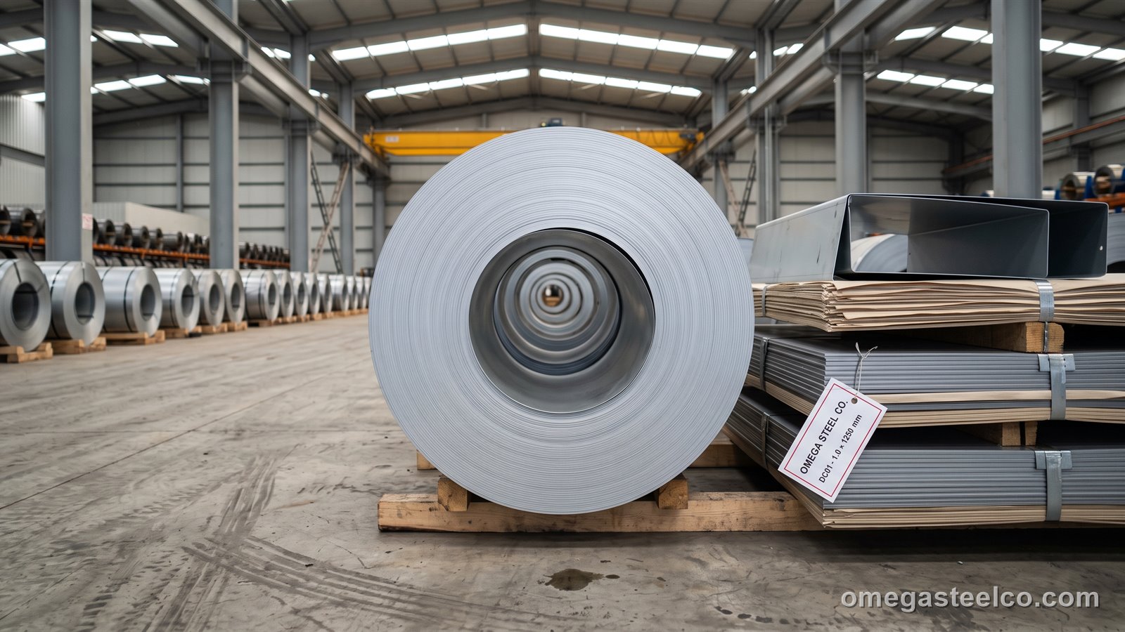 صاج بارد DC01 — Omega Steel Co.، مصنع ديلوفاسي