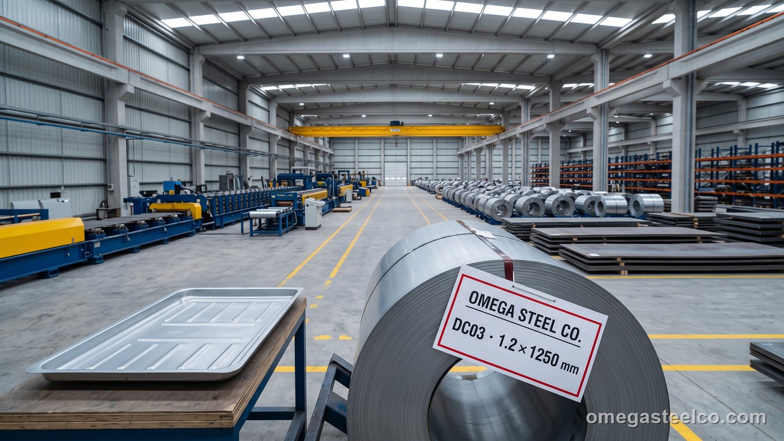 DC03 Kaltband — Omega Steel Co., Werk Dilovası