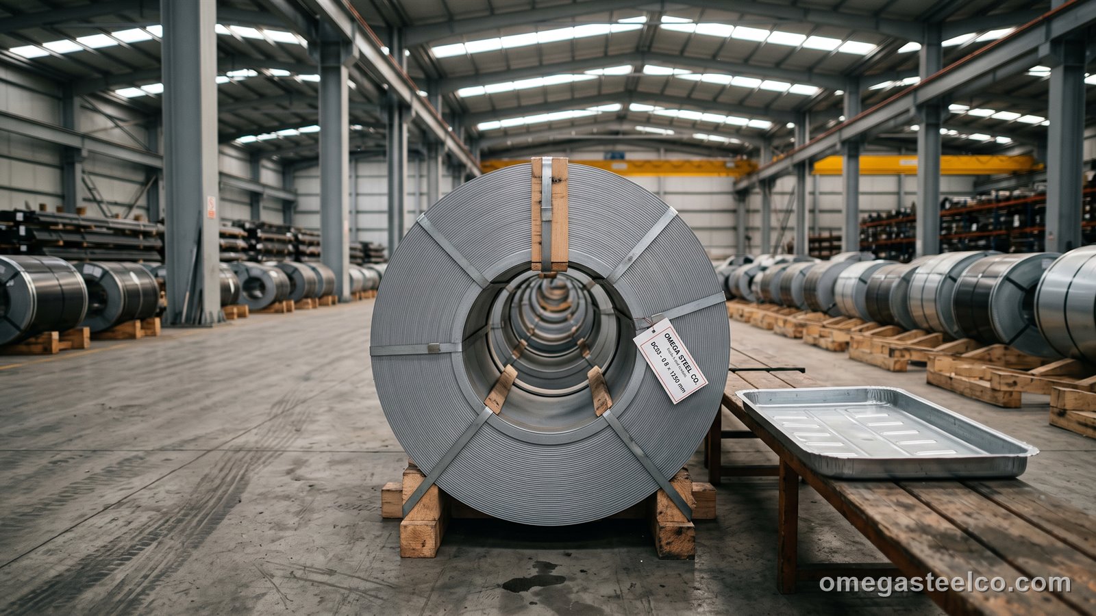 فولاذ بارد الدرفلة DC03 — Omega Steel Co.، مصنع ديلوفاسي
