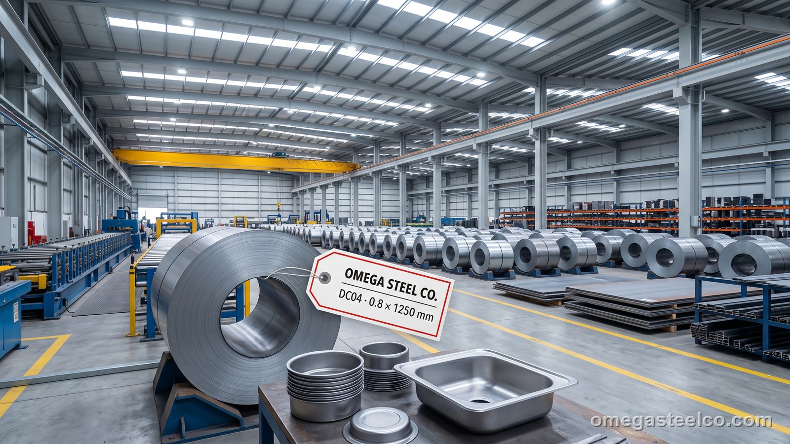 DC04 cold-rolled steel — Omega Steel Co., Dilovası plant