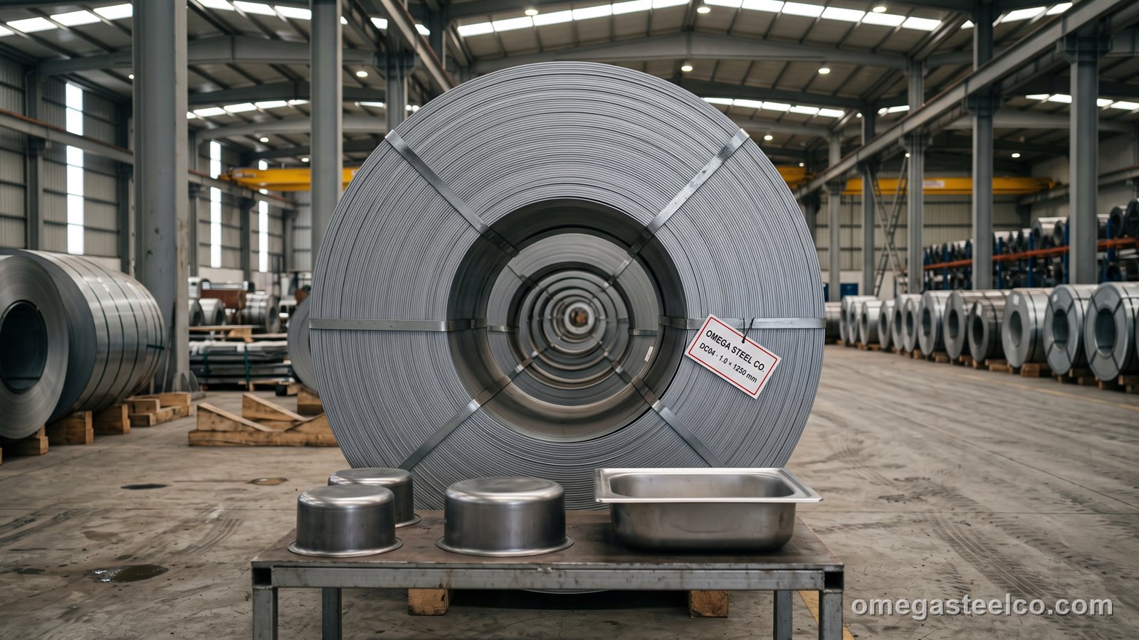 فولاذ بارد الدرفلة DC04 — Omega Steel Co.، مصنع ديلوفاسي