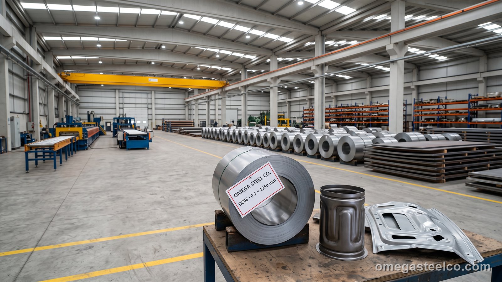 DC06 cold-rolled steel — Omega Steel Co., Dilovası plant