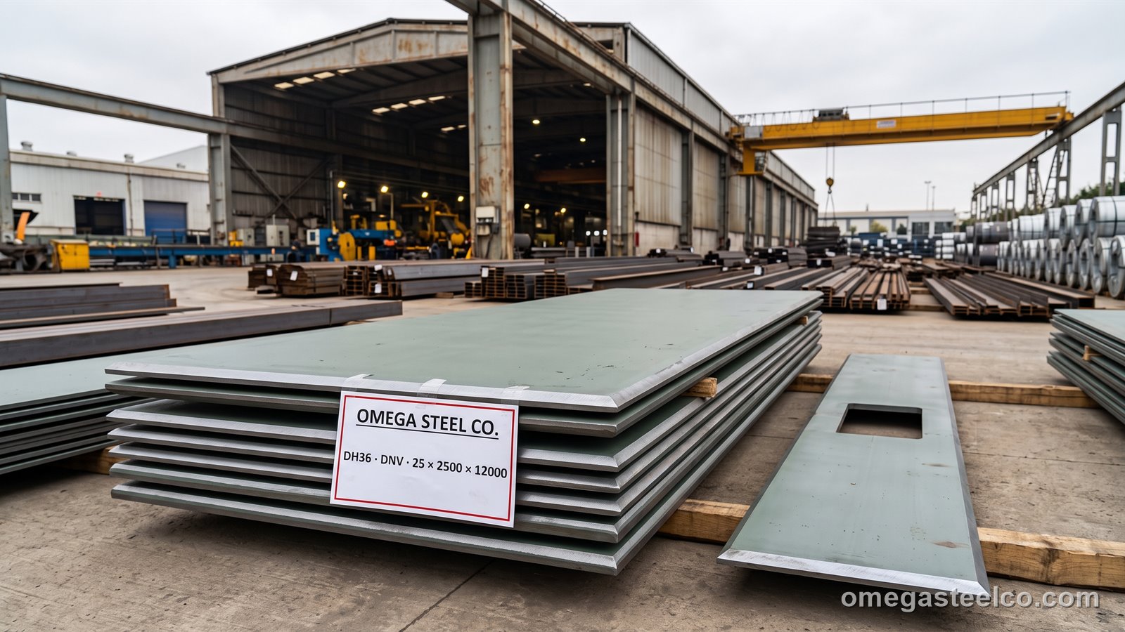 DH36 steel plate — Omega Steel Co., Dilovası plant