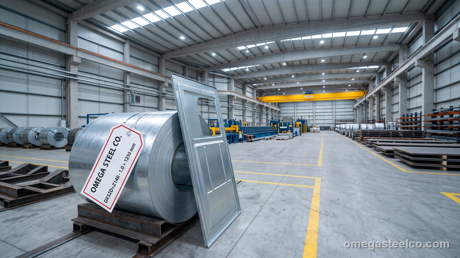 DX52D galvanized steel — Omega Steel Co., Dilovası plant