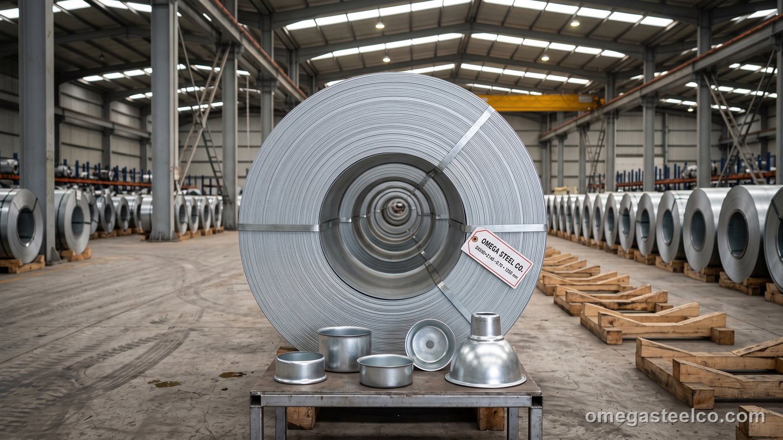 صاج مجلفن DX53D — Omega Steel Co.، مصنع ديلوفاسي