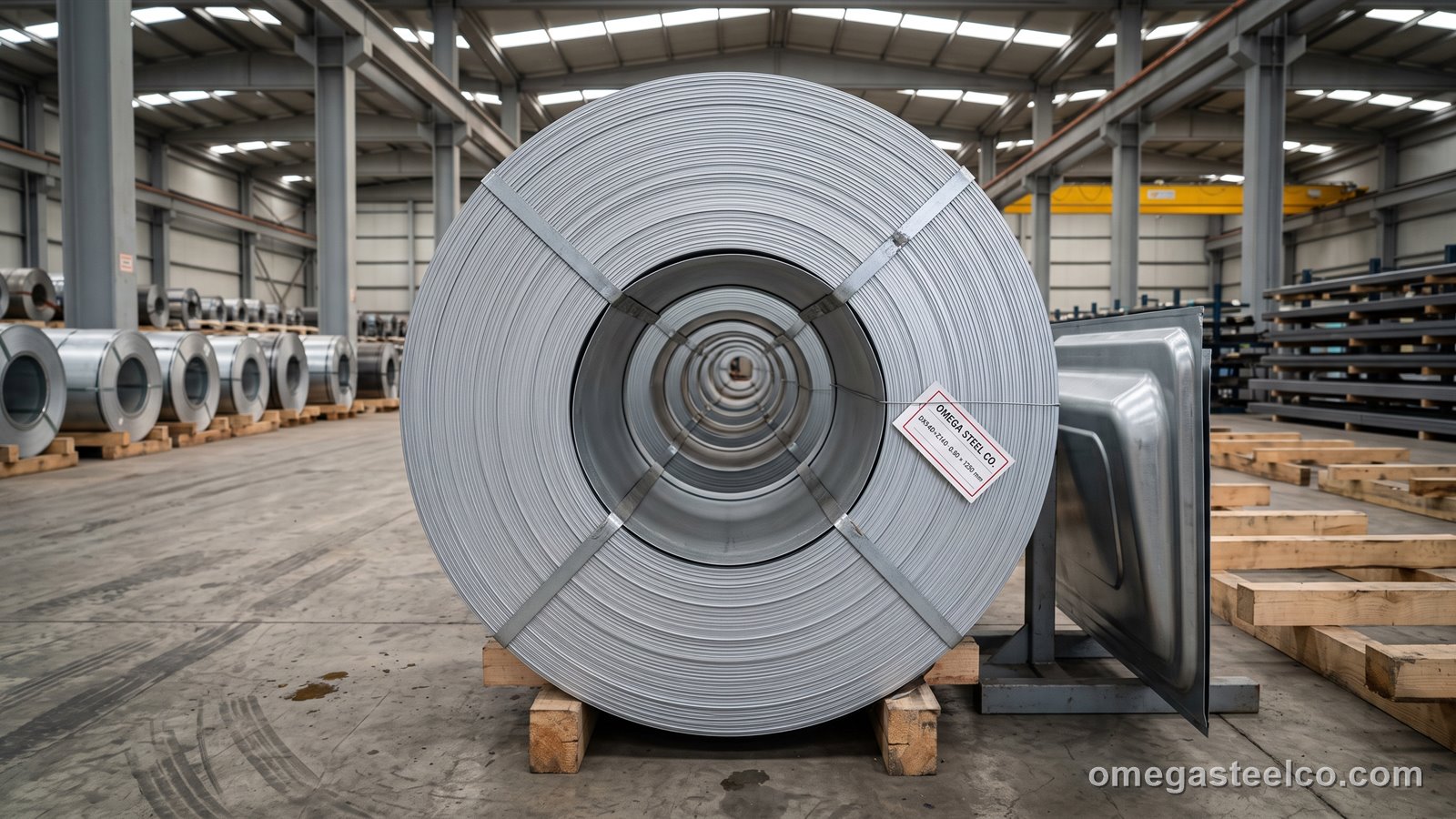 فولاذ مجلفن DX54D — Omega Steel Co.، مصنع ديلوفاسي
