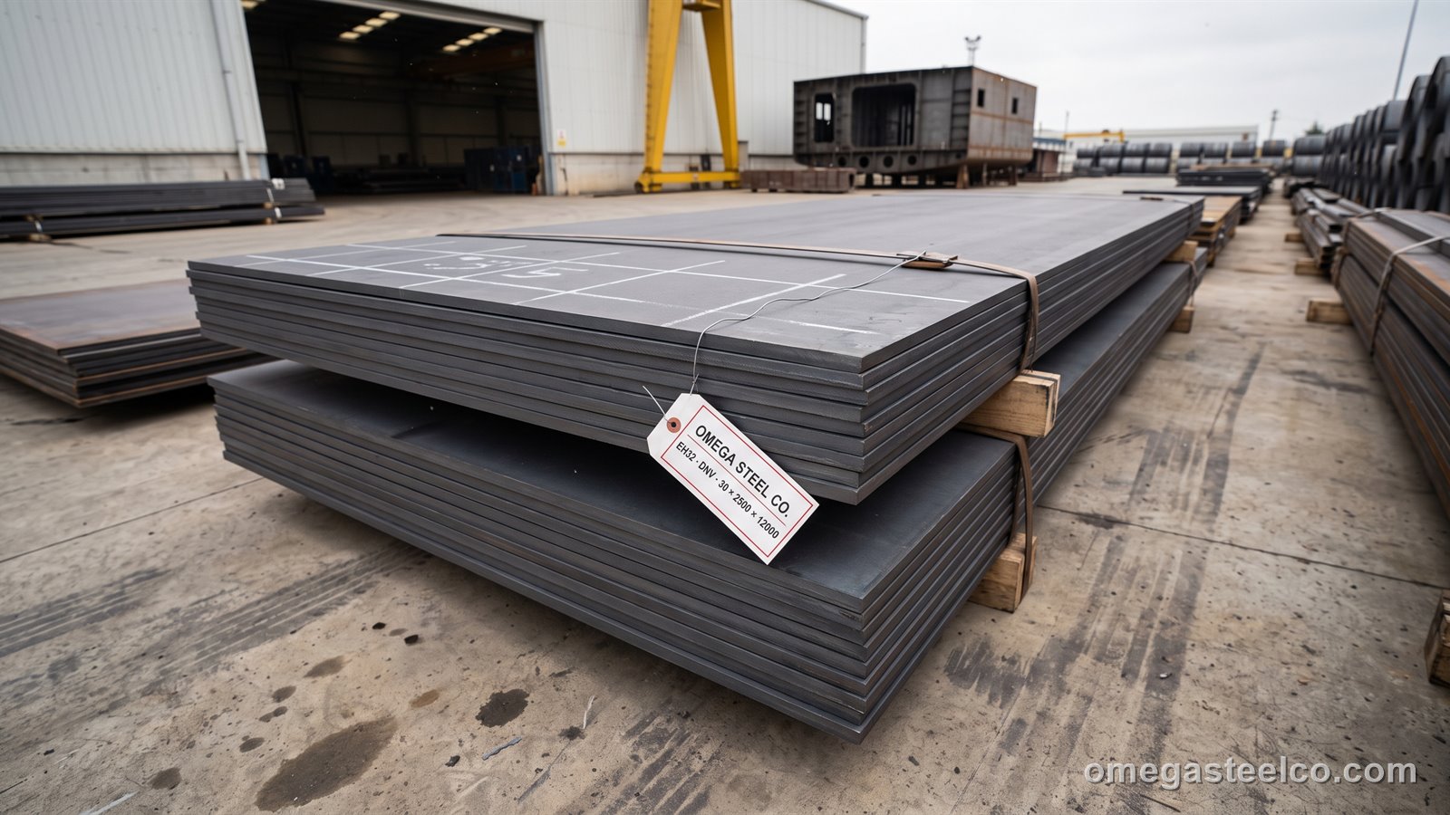 EH32 steel plate — Omega Steel Co., Dilovası plant