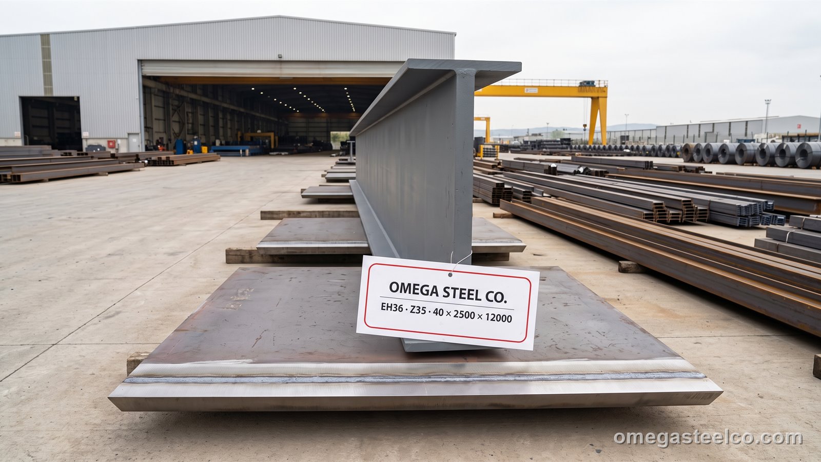 EH36 steel plate — Omega Steel Co., Dilovası plant
