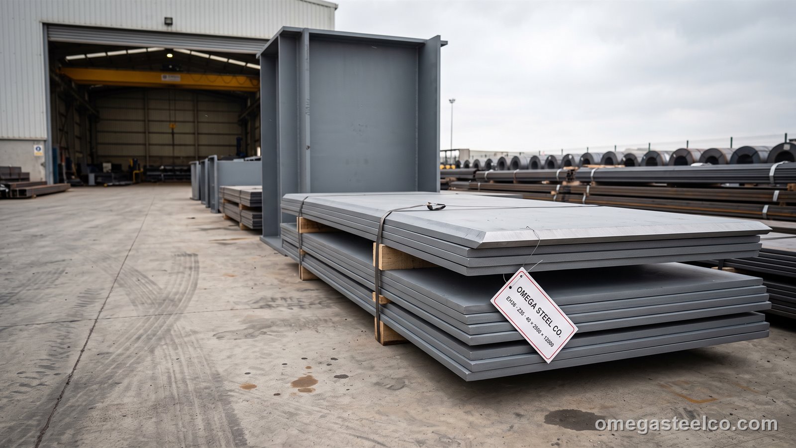 لوح EH36 — Omega Steel Co.، مصنع ديلوفاسي