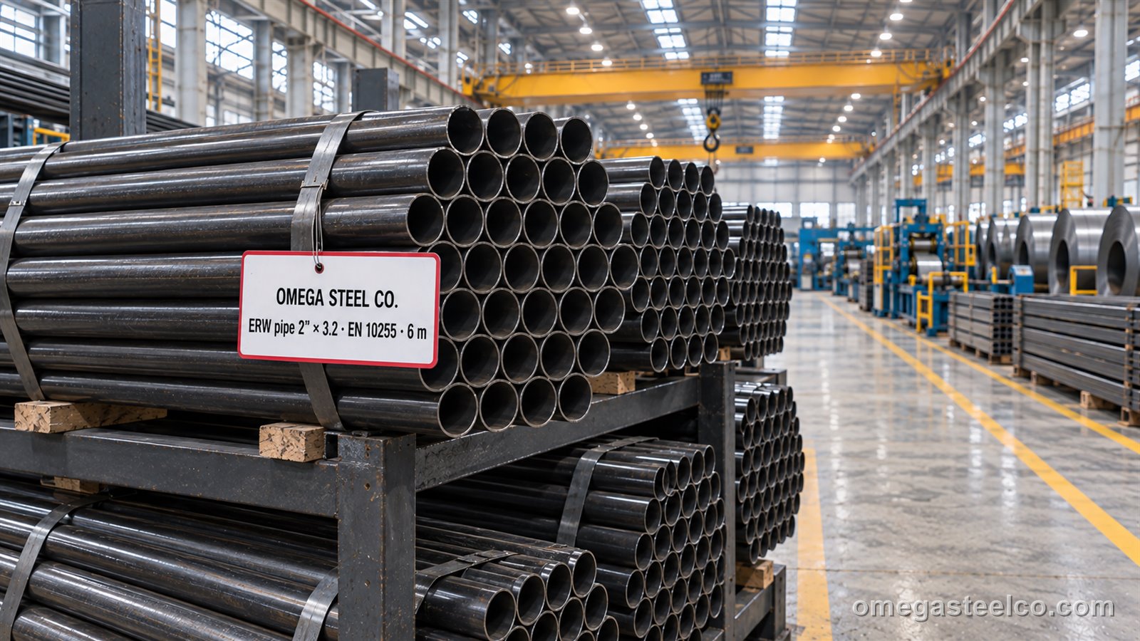 ERW steel pipe — Omega Steel Co., Dilovası plant