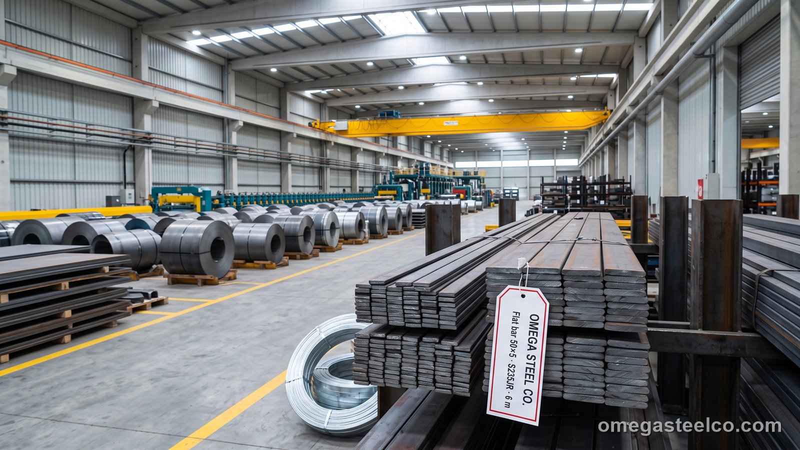 Flat bar — Omega Steel Co., Dilovası plant