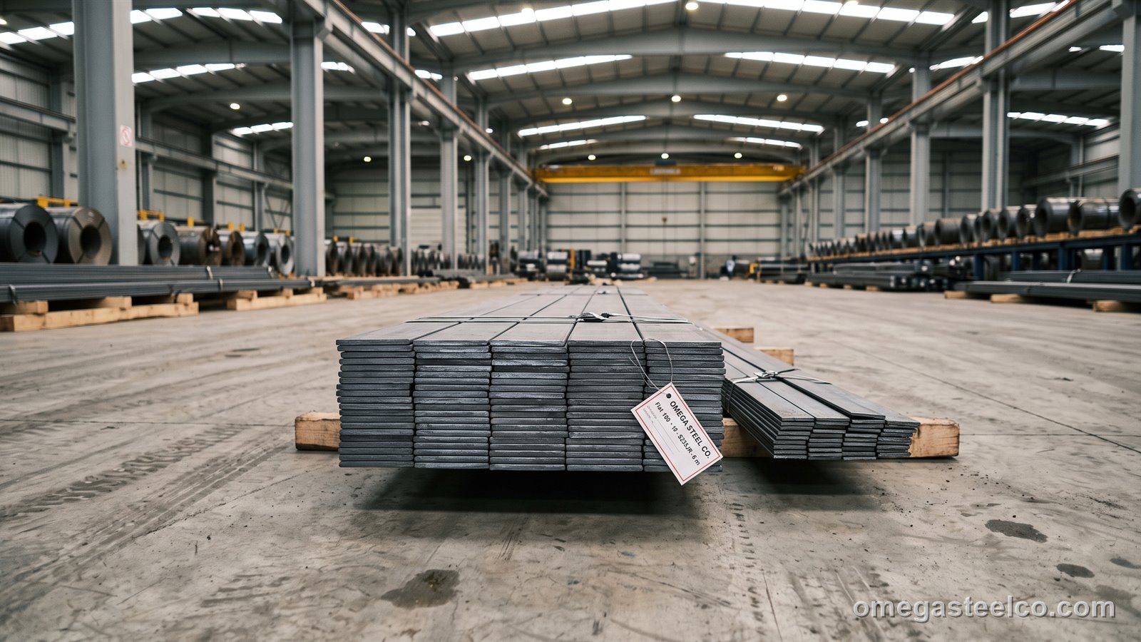 الفلات (الشريط المسطح) — Omega Steel Co.، مصنع ديلوفاسي