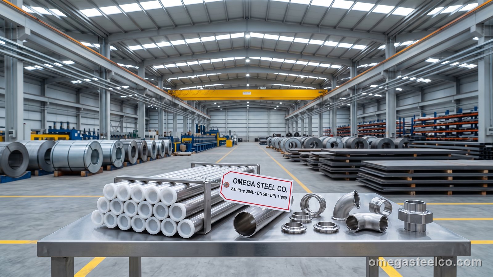 Food grade stainless steel tube — Omega Steel Co., Dilovası plant