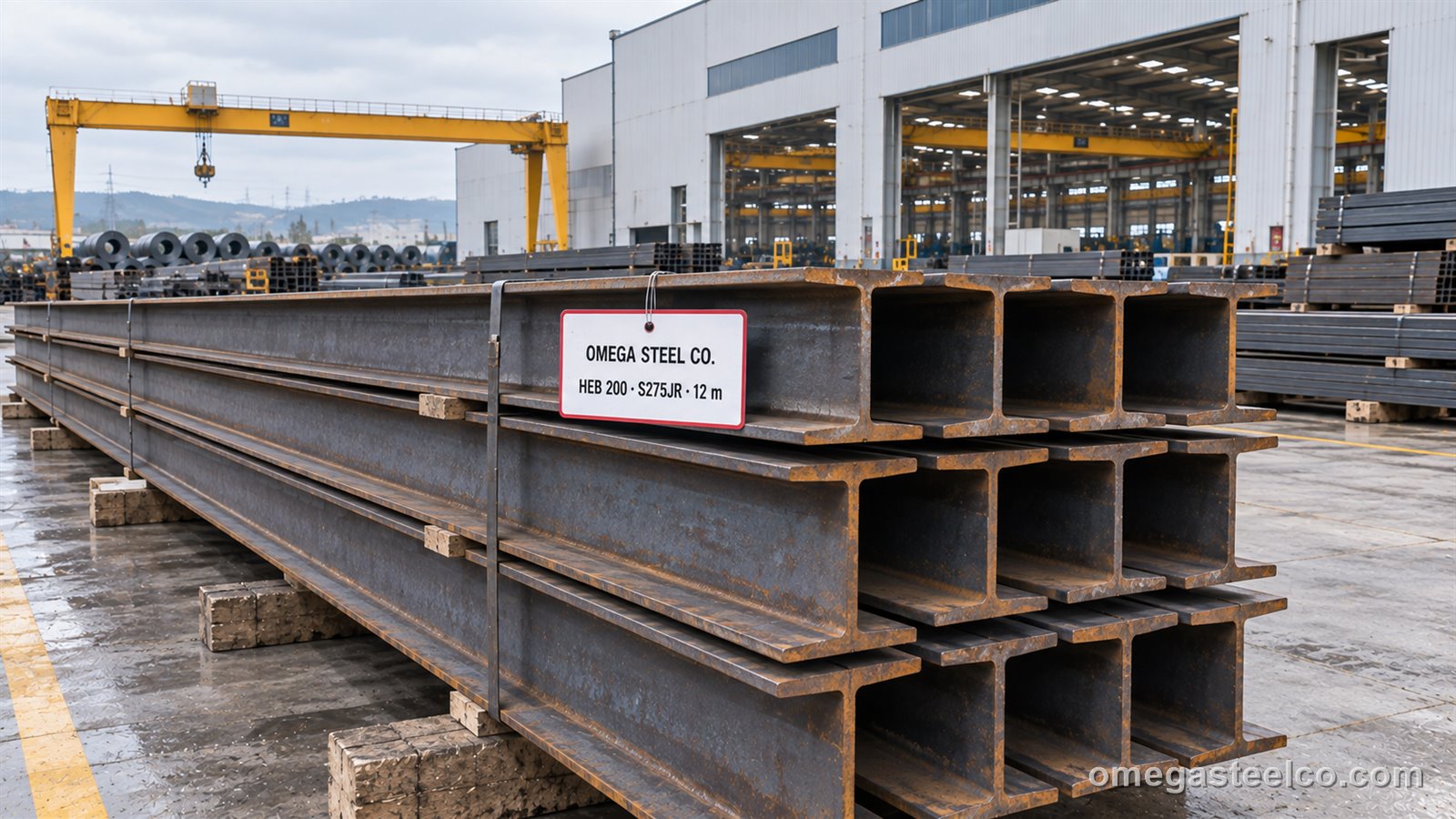 H beams HEA / HEB — Omega Steel Co., Dilovası plant
