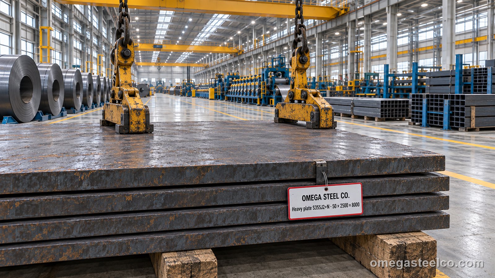 Heavy plate & slab — Omega Steel Co., Dilovası plant