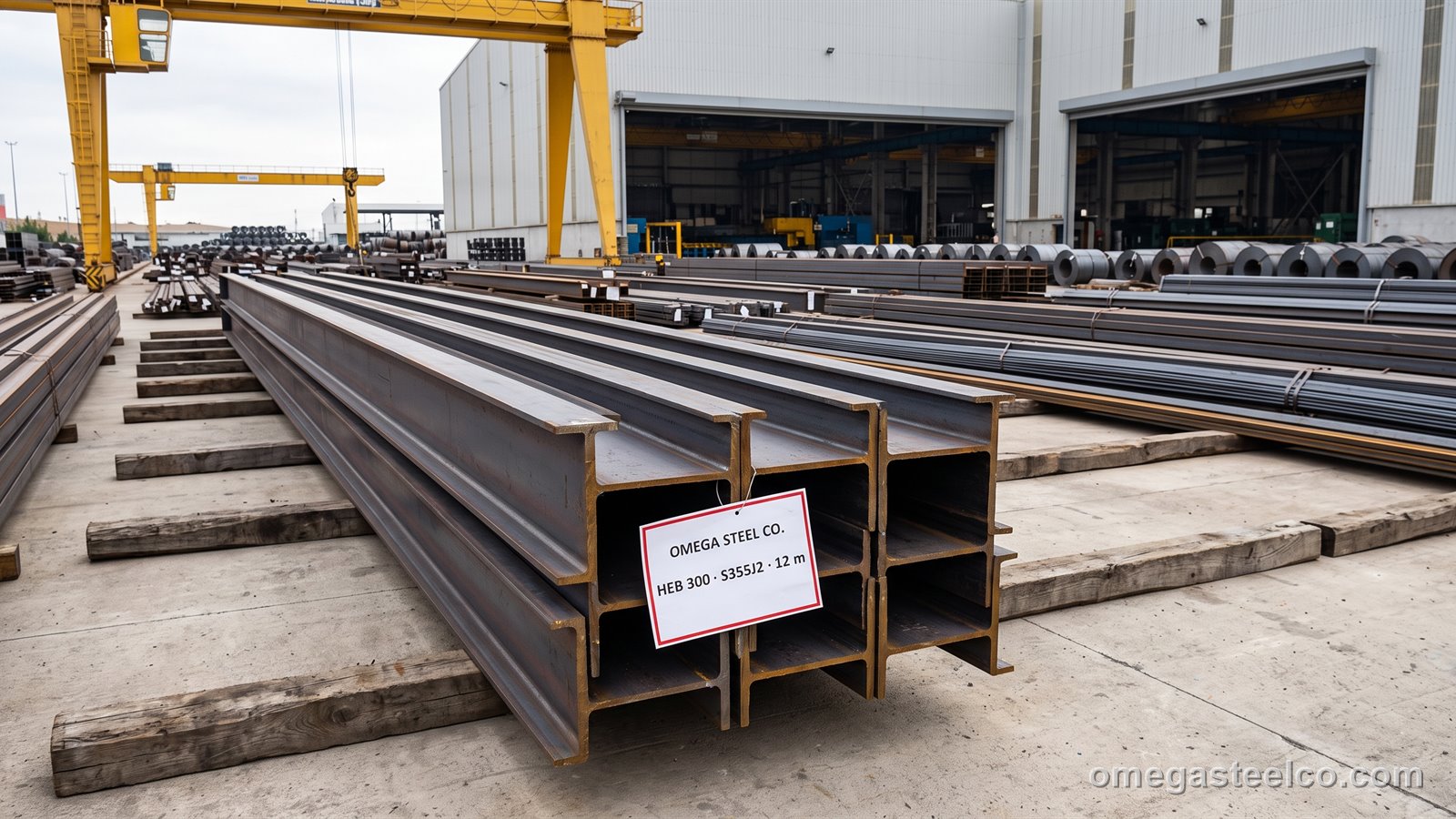 HEB beams — Omega Steel Co., Dilovası plant