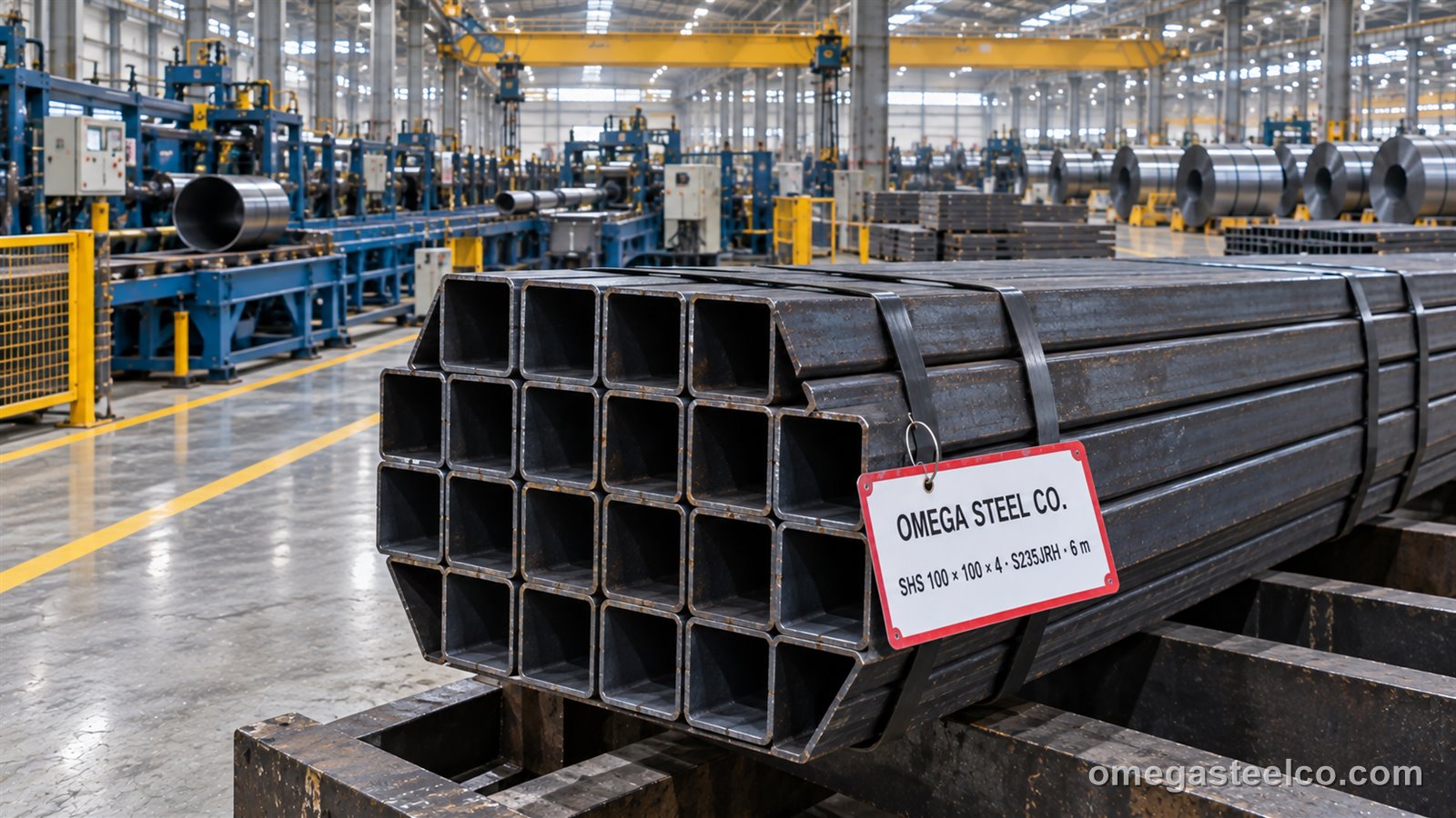Hollow sections SHS / RHS — Omega Steel Co., Dilovası plant