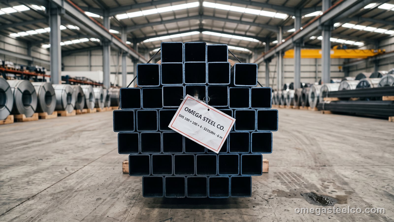 Perfiles huecos SHS / RHS — Omega Steel Co., planta de Dilovası