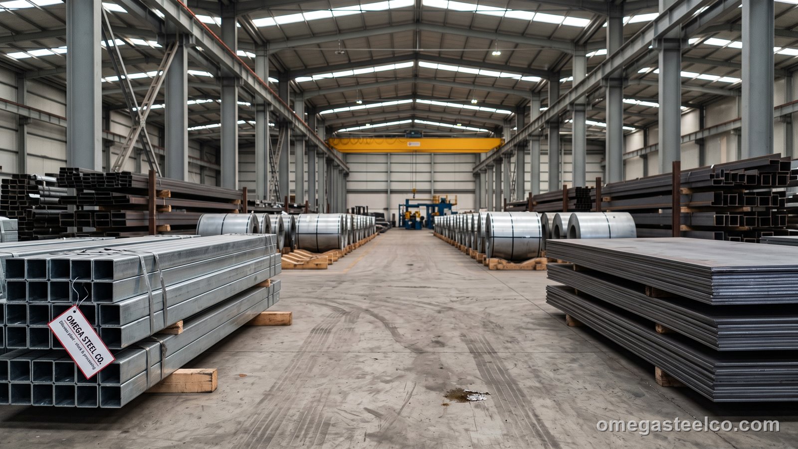 Omega Steel Co. — production hall and stock area, Dilovası