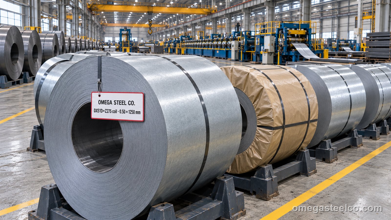 Feuerverzinktes Blech & Coil (DX51D) — Omega Steel Co., Werk Dilovası