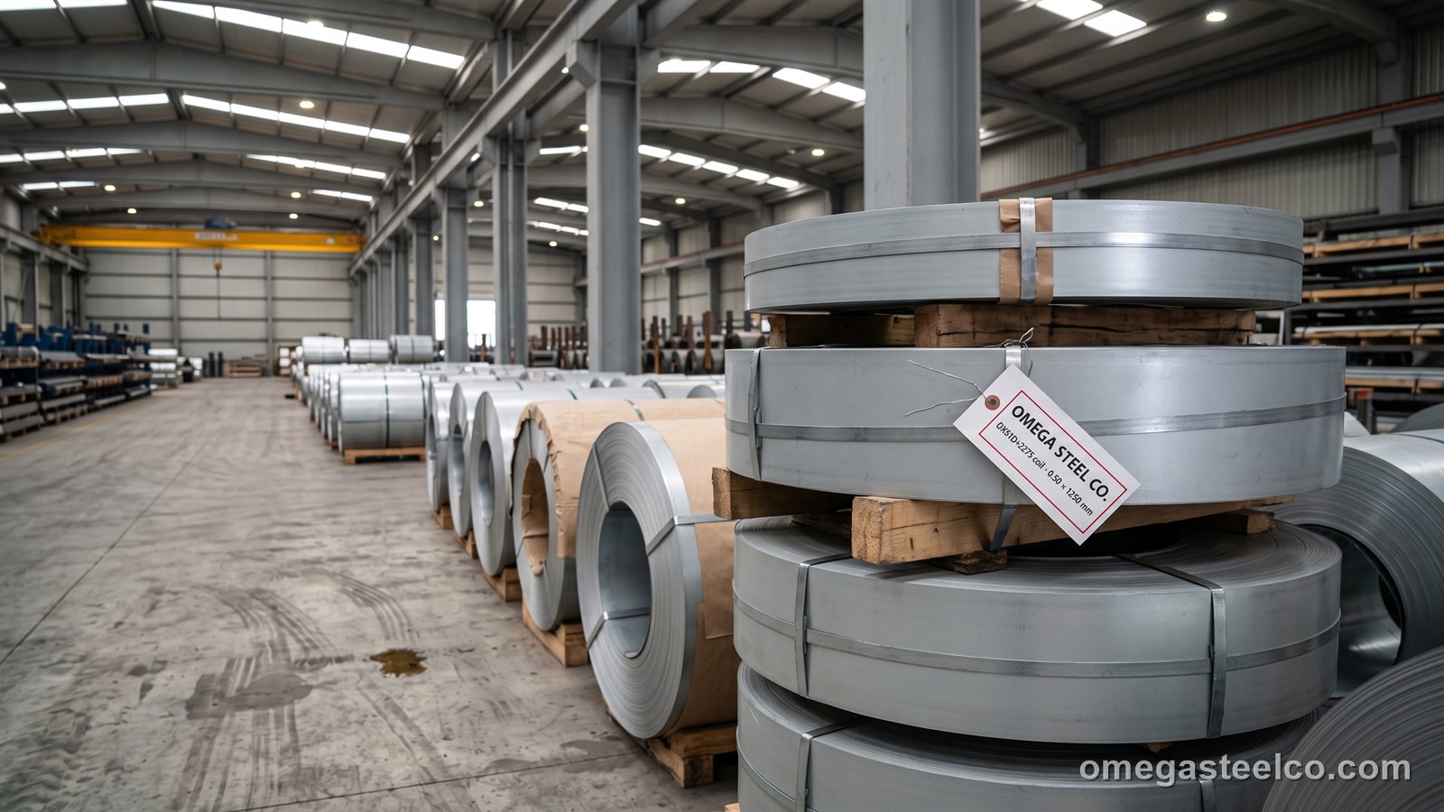 Feuerverzinktes Blech & Coil (DX51D) — Omega Steel Co., Werk Dilovası