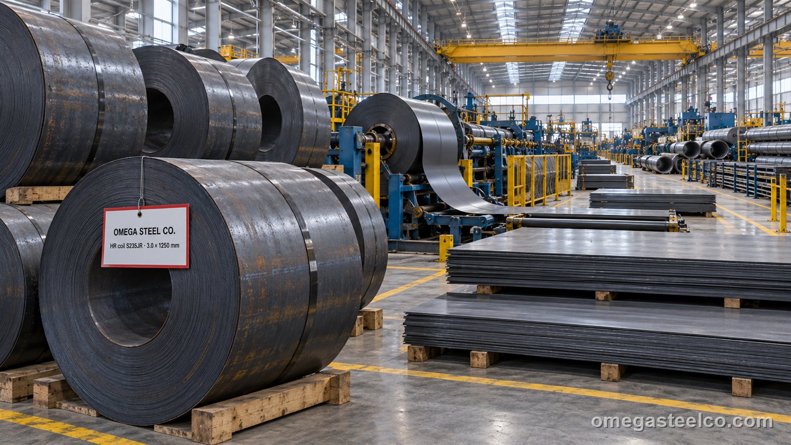 لفائف وصاج مدرفل على الساخن — Omega Steel Co.، مصنع ديلوفاسي