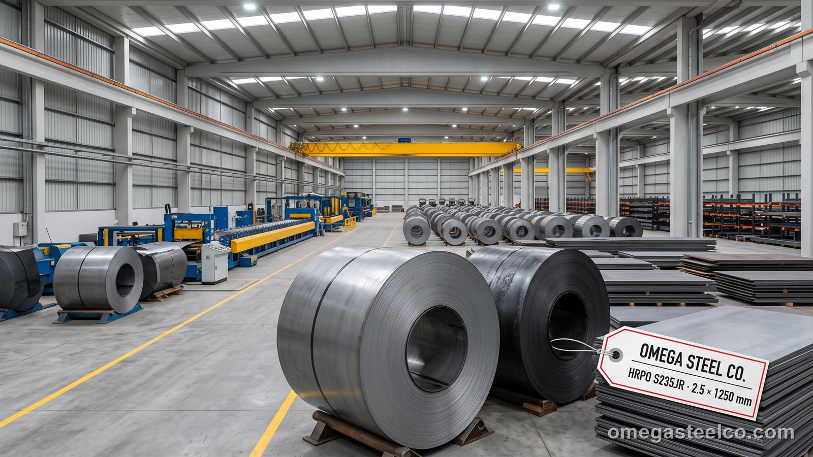 Gebeiztes und geöltes Warmband (HRPO) — Omega Steel Co., Werk Dilovası