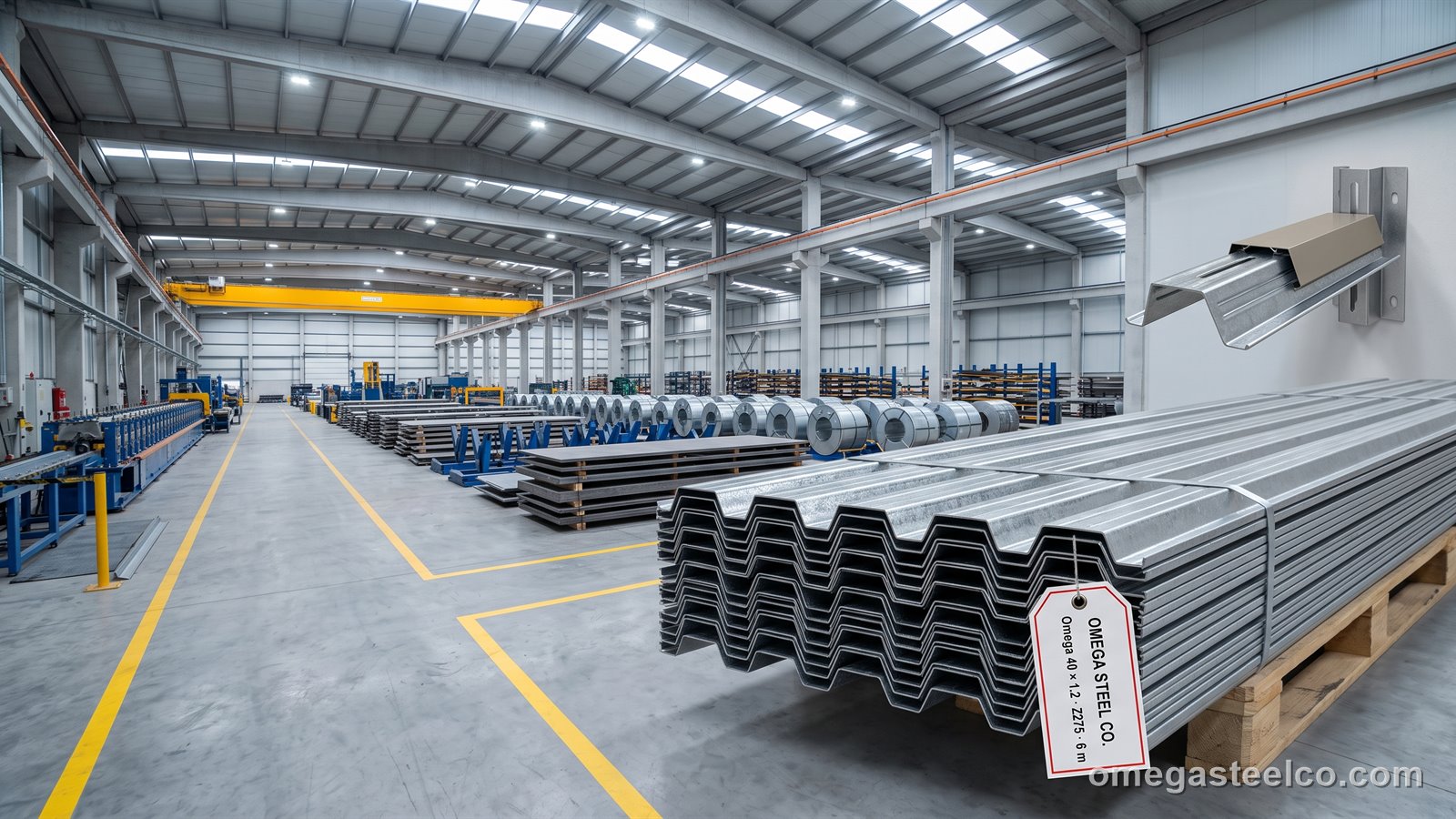 Omega profile — Omega Steel Co., Dilovası plant