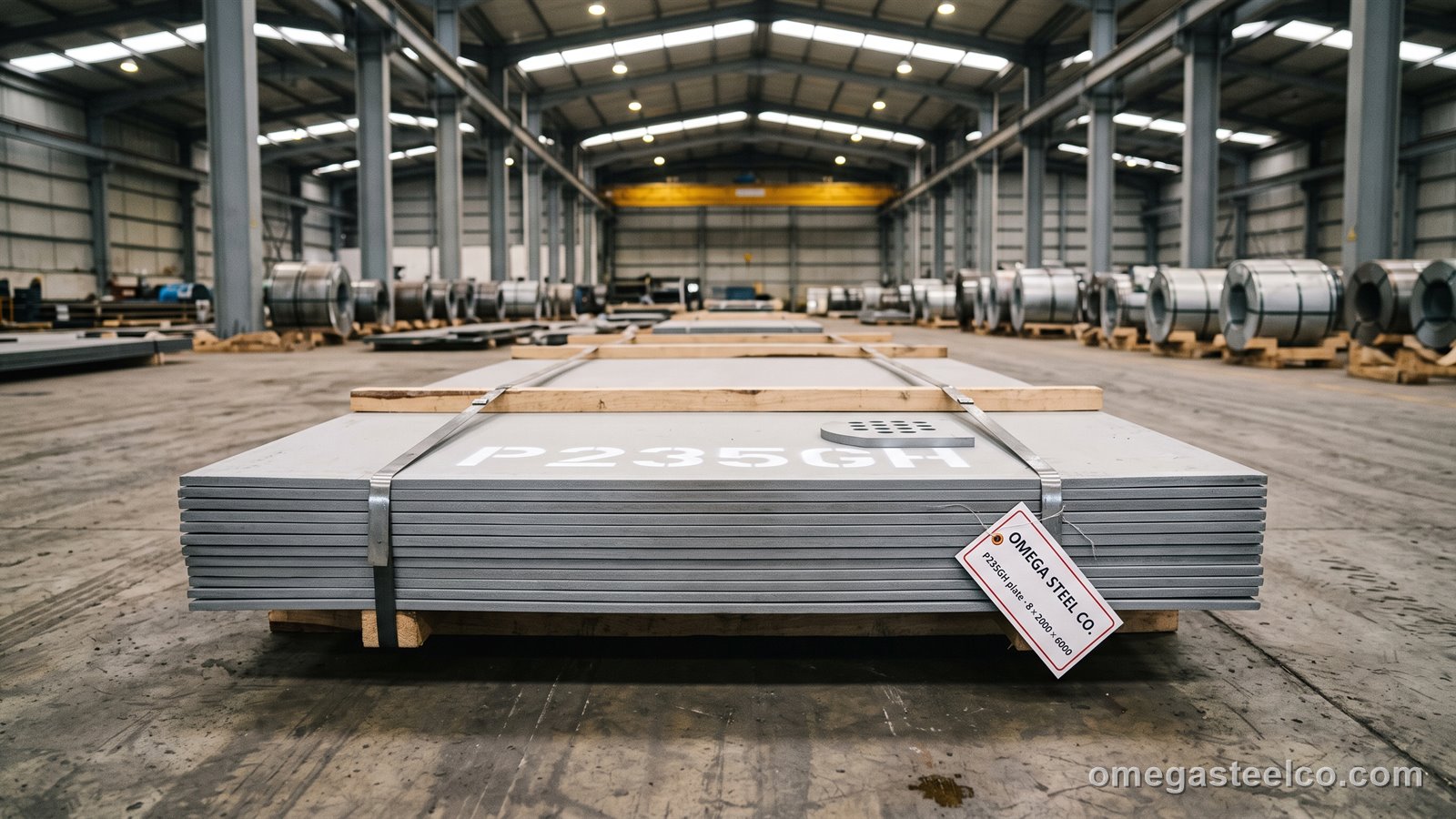 لوح P235GH — Omega Steel Co.، مصنع ديلوفاسي