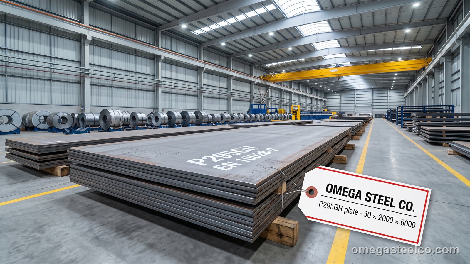 P295GH steel plate — Omega Steel Co., Dilovası plant