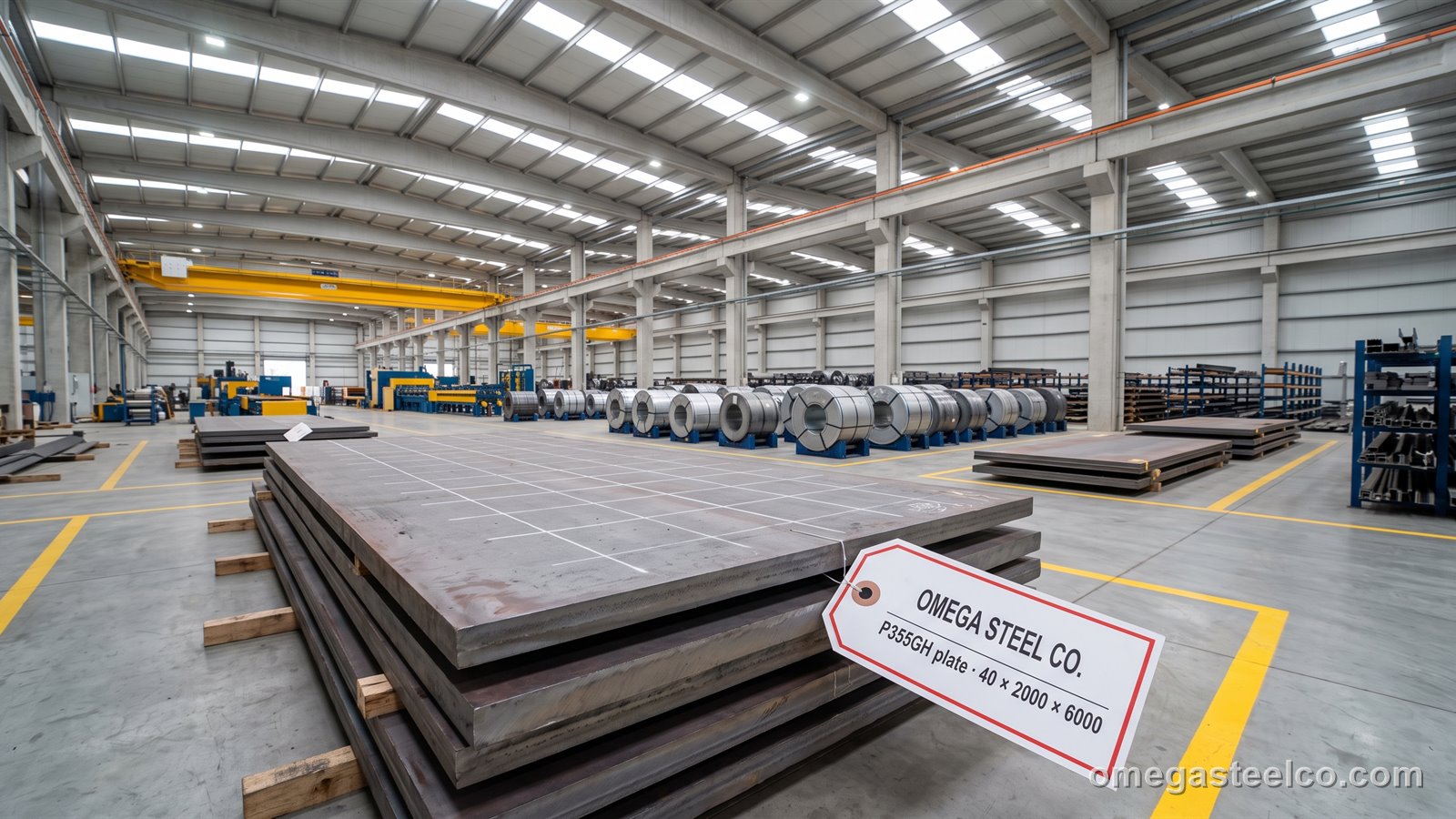 P355GH steel plate — Omega Steel Co., Dilovası plant